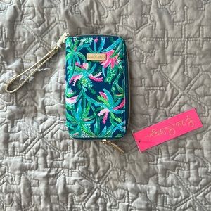 Lilly Pulitzer Tiki Palm Wristlet